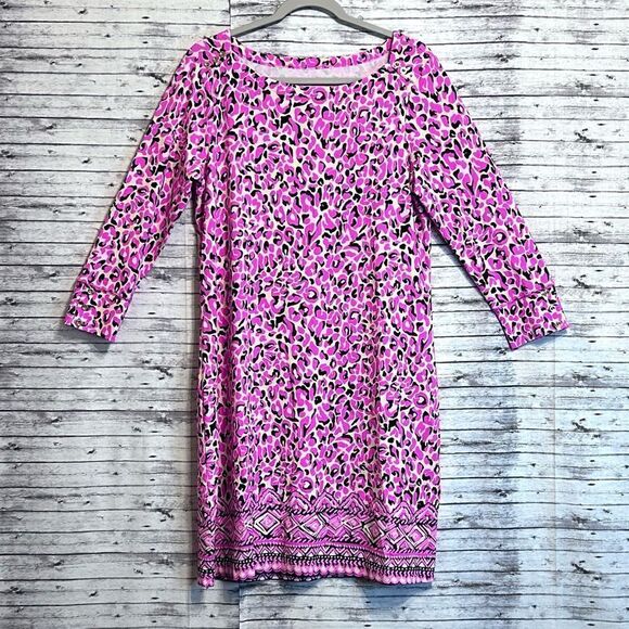 Lilly Pulitzer UPF 50+ Sophie Dress My Favorite Spot Engineered - Picture 1 of 12